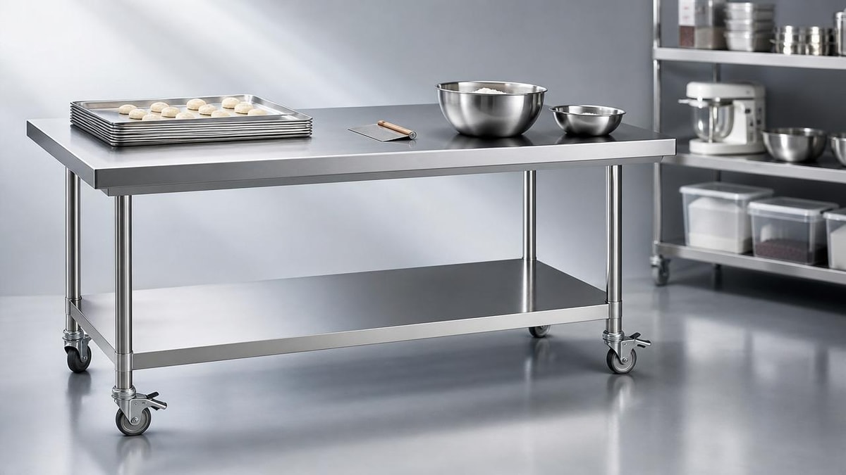 Bakery Worktable details that affect daily efficiency