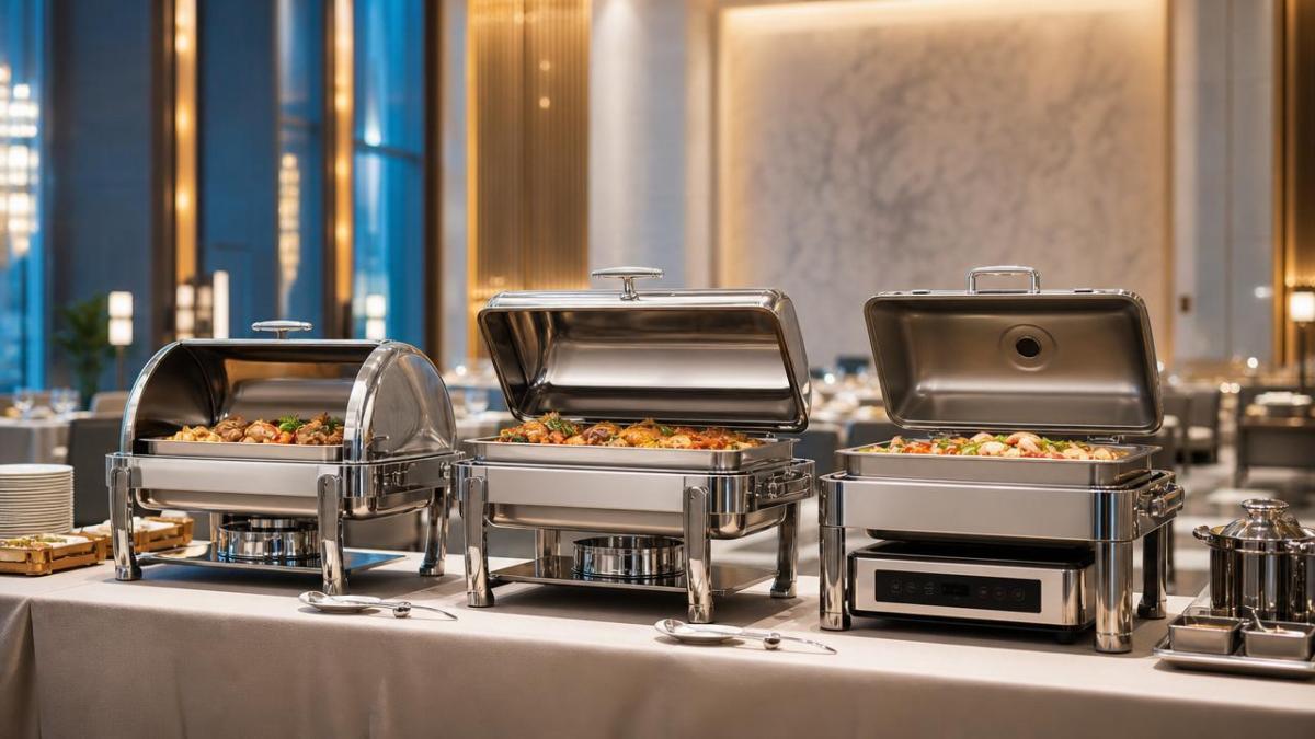 Chafing Dish choices that reduce heat loss at events