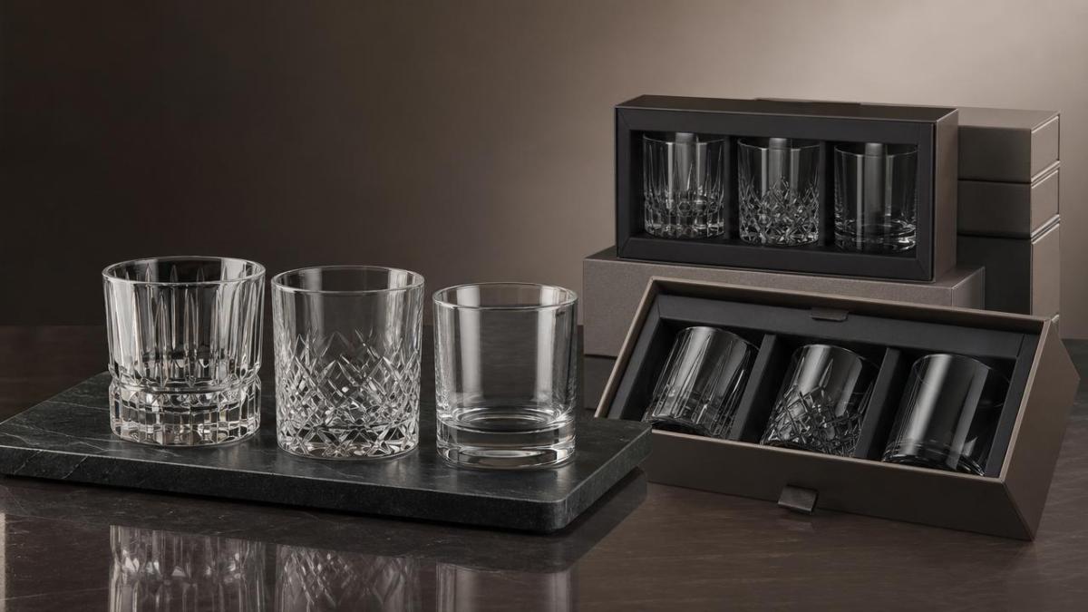 Glass whiskey tumbler styles now shaping barware demand