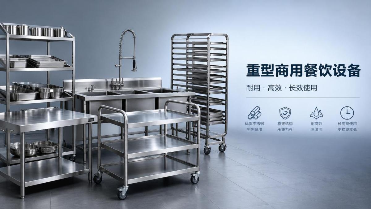Heavy duty restaurant supplies that cut replacement cycles