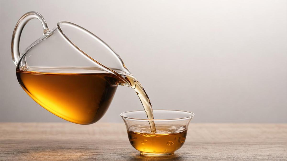 Glass tea server designs that pour cleanly without drip marks
