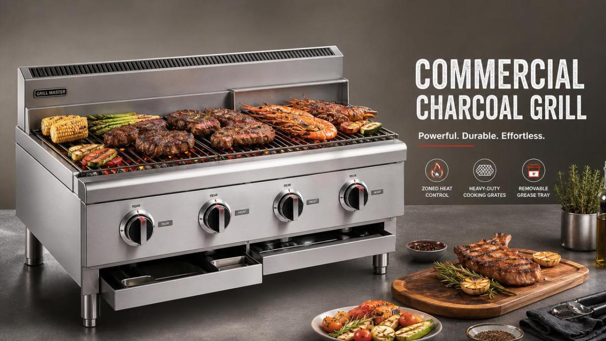 Commercial Charbroiler Features That Matter in Daily Use