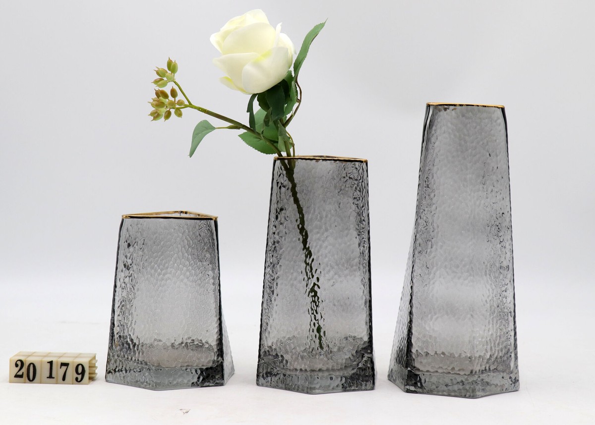 Handmade Popular Modern Decorative Glass Flower Vase For Home Dector