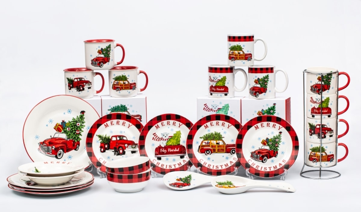 Christmas Decorations Party Supplies Dinnerware Sets
