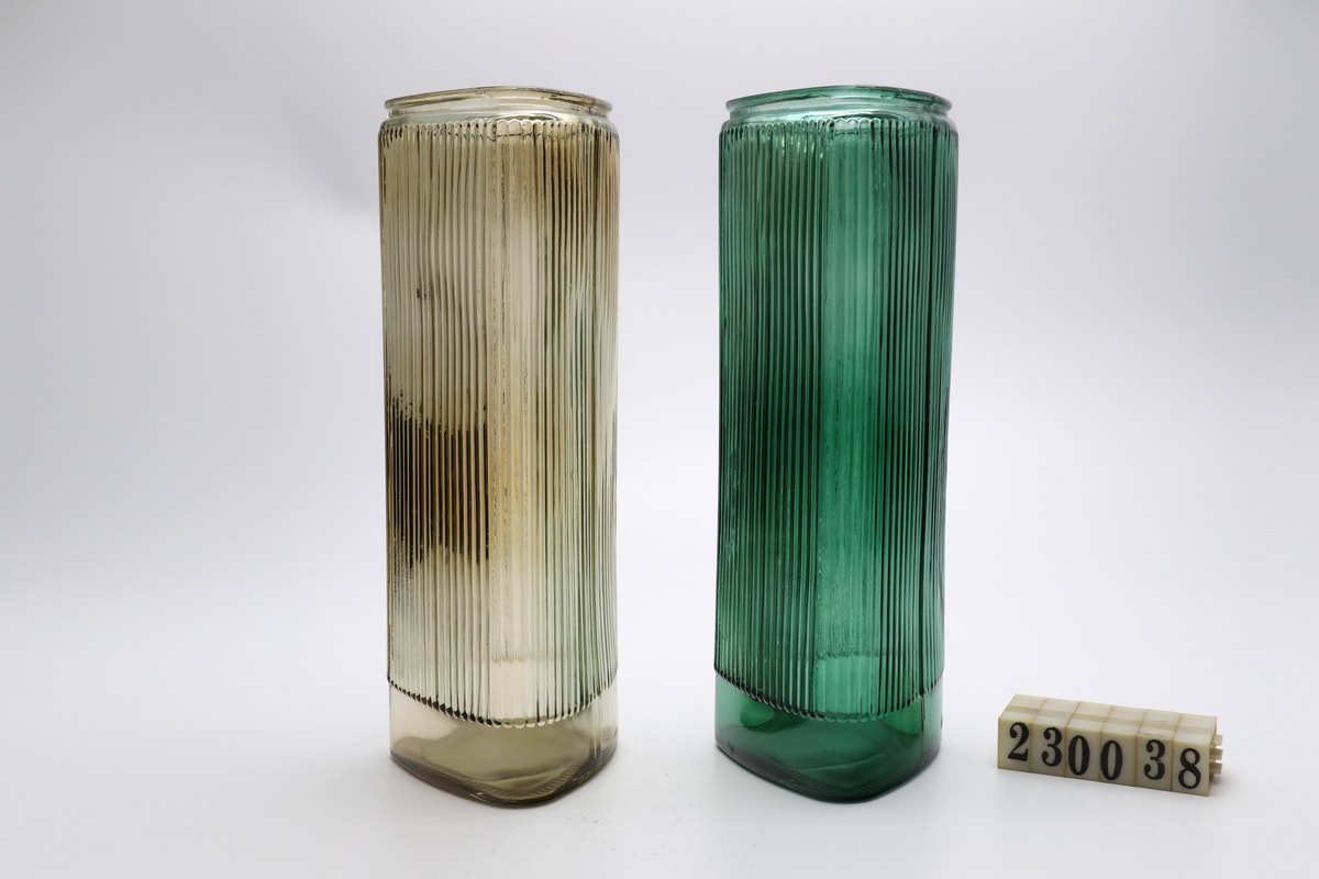 Ribbed Glass Vase, Clear Glass Vase, Flower Vase for Centerpieces, Tall Vase, Large Glass Vasen for Living Room, Dining Table, Entryway, Mantle, Shelf, Wedding, Office