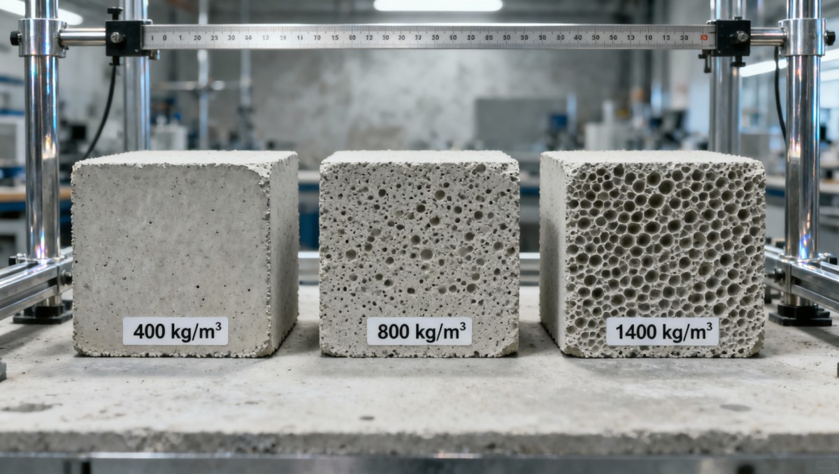 Lightweight Cellular Concrete Density Ranges and Their Impact on Structural Load Calculations