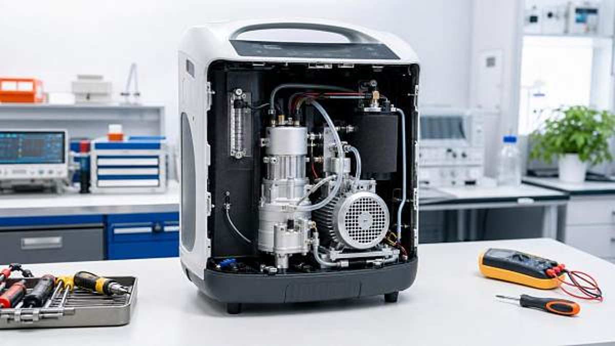 Portable oxygen concentrators get noisy over time for several reasons