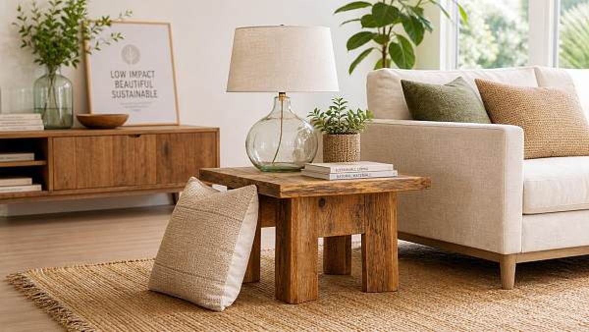 Sustainable home decor sells better when materials are clearly disclosed