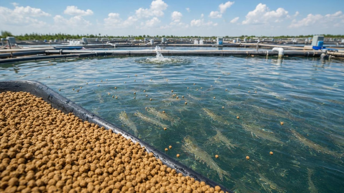 Shrimp feed choices that affect survival and feed waste