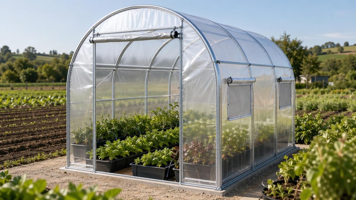 Portable greenhouse supplies that actually work on small farms