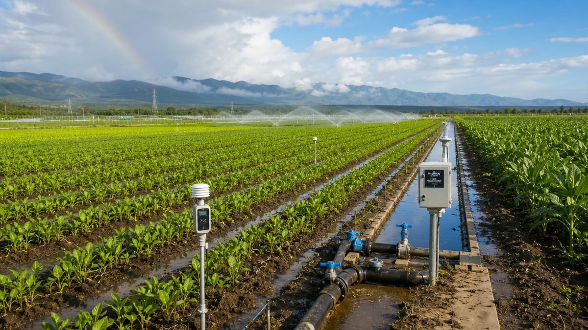 How smart irrigation systems cut water waste on large farms