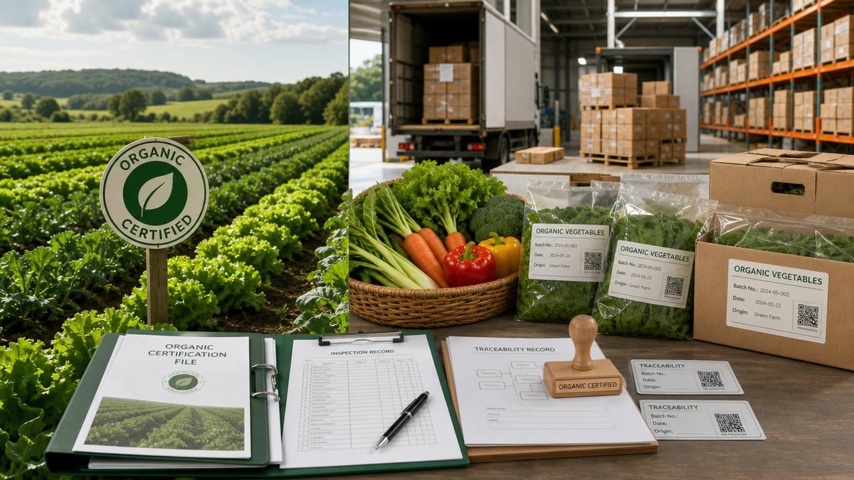 Organic farming certification requirements that delay market entry