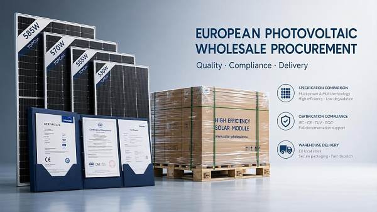 How to Compare Solar Panels Wholesale Offers in Europe