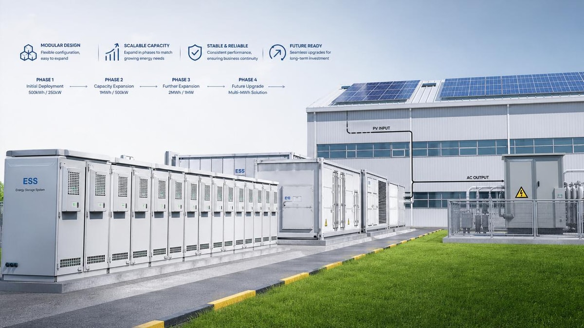 Why Modular ESS Design Helps Future Expansion