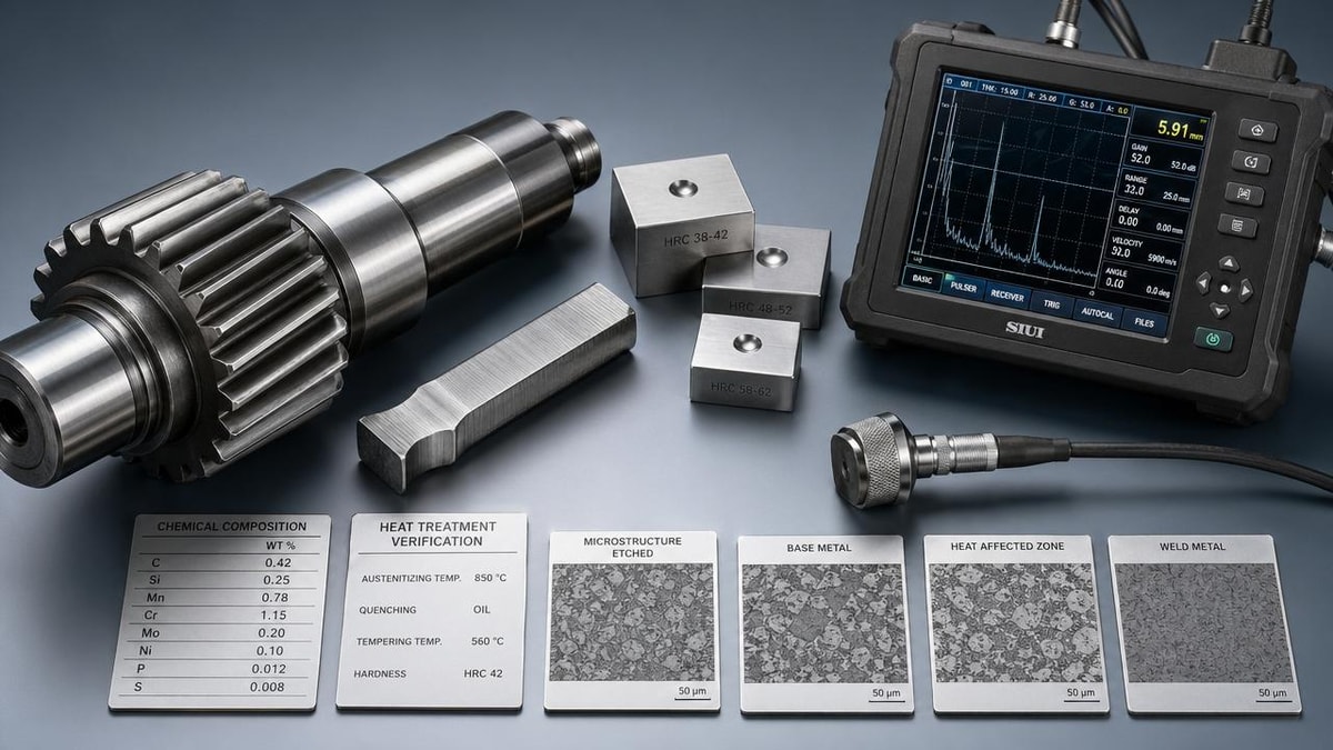High Strength Steel Forgings: What Should Be Tested First?