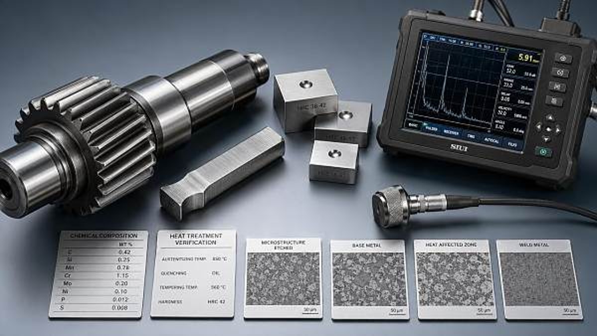 High Strength Steel Forgings: What Should Be Tested First?