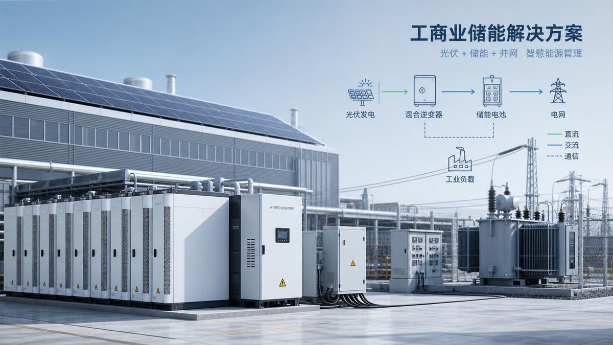 Hybrid Inverters for Industrial Use: When Grid-Tied Works Best