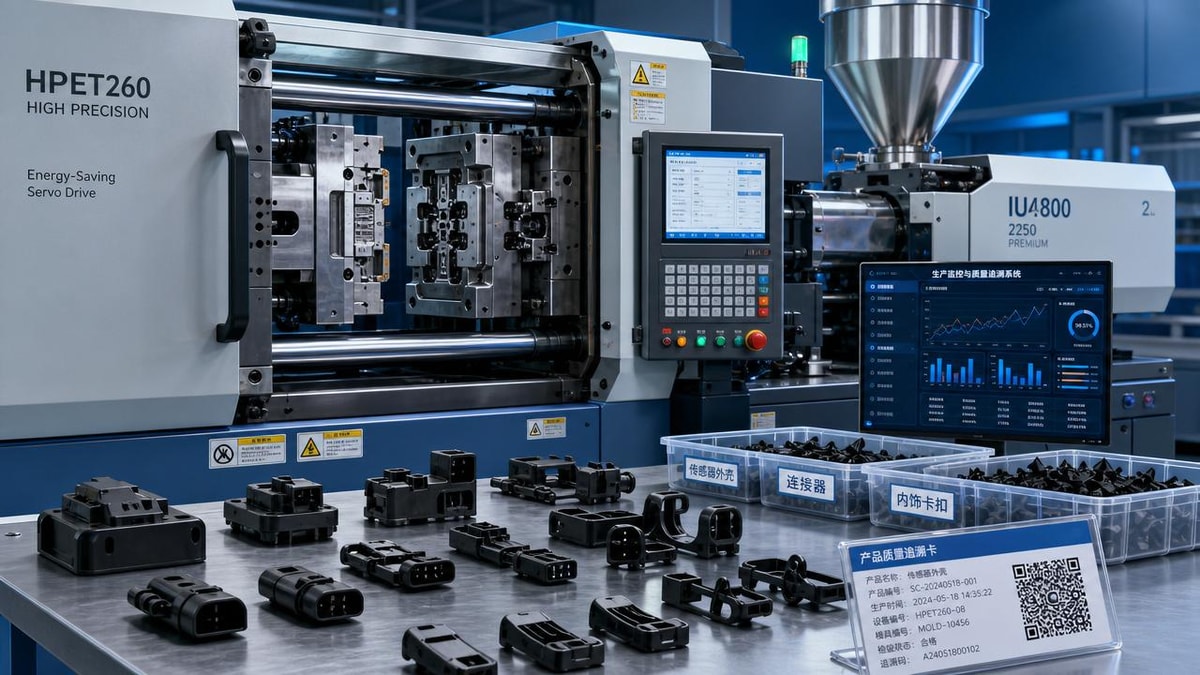 Automotive injection molding machines and the scrap rate problem