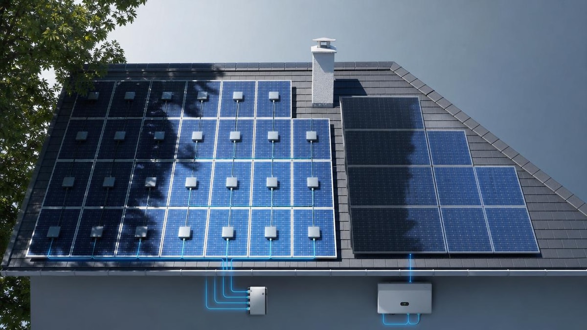 Solar Microinverters vs String Inverters for Shaded Roofs