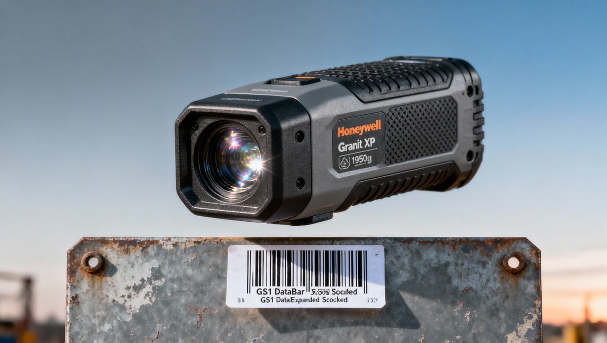 Which barcode scanner models handle dusty, outdoor job site conditions while maintaining 99.8% scan accuracy?