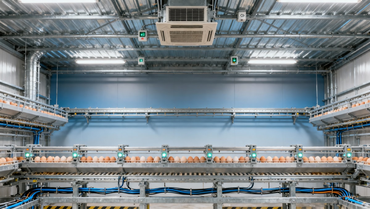 How much does deploying automated farming solutions manufacturer hardware increase labor efficiency on layer farms?