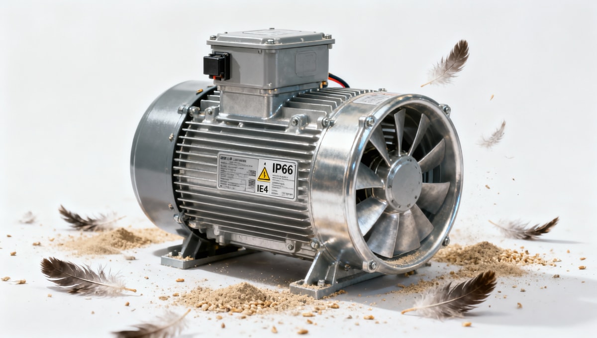 Electric Motors in Poultry Ventilation Fans — Higher Efficiency, Lower Dust Tolerance