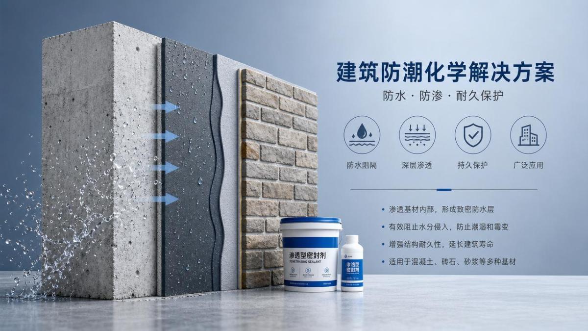 Chemical Solutions for Moisture Control in Building Materials