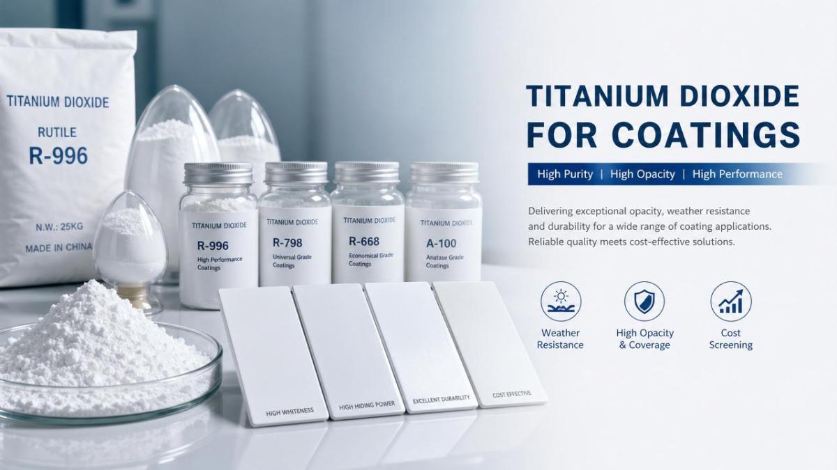 Titanium Dioxide Grades Explained for Coating Performance and Cost Control