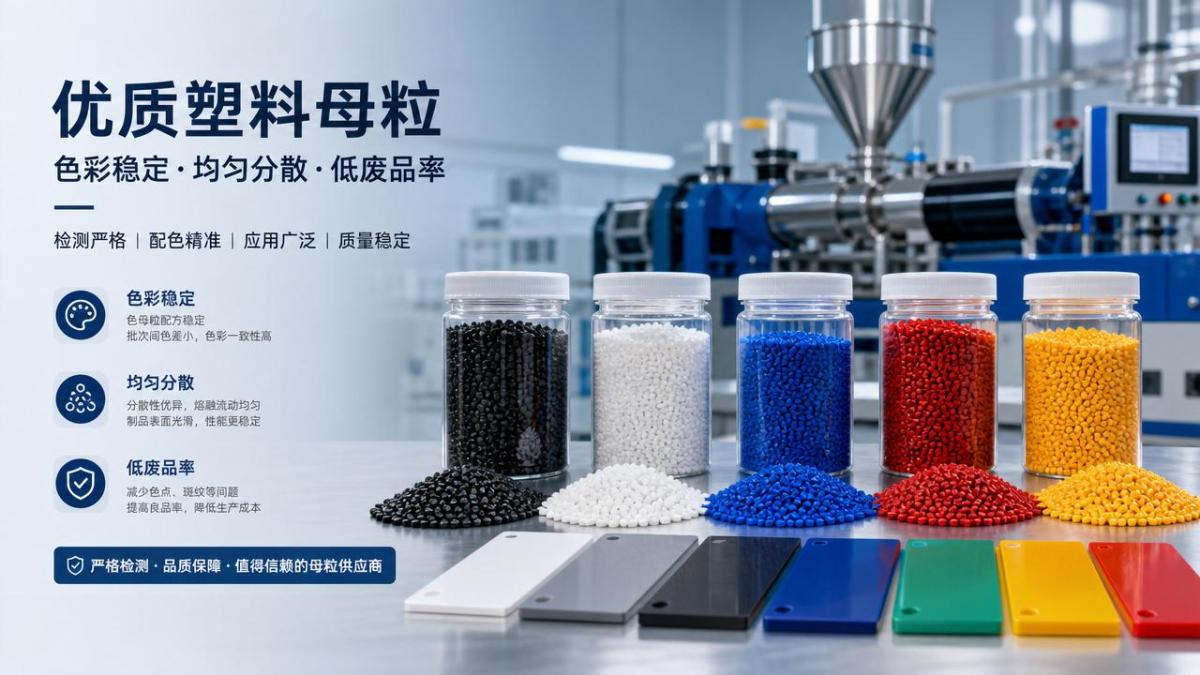 Plastic Masterbatch Buying Guide for Stable Color and Lower Scrap Rates