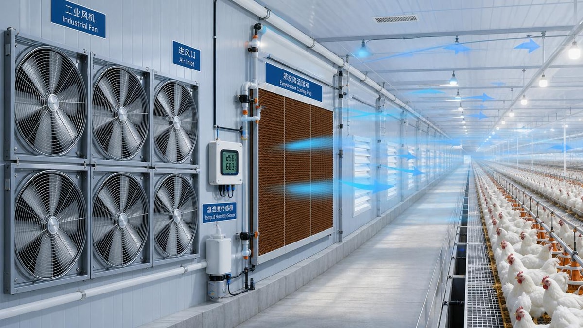 Poultry Ventilation And Temperature Control System Setup Basics