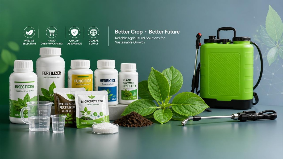 Agrochemicals Selection: How to Avoid Overbuying the Wrong Formula