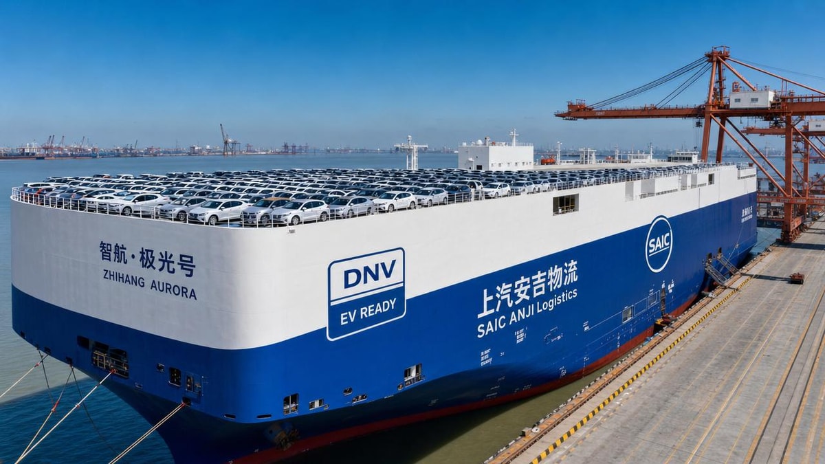 World's First 10,200-Car EV-Dedicated PCTC Delivered