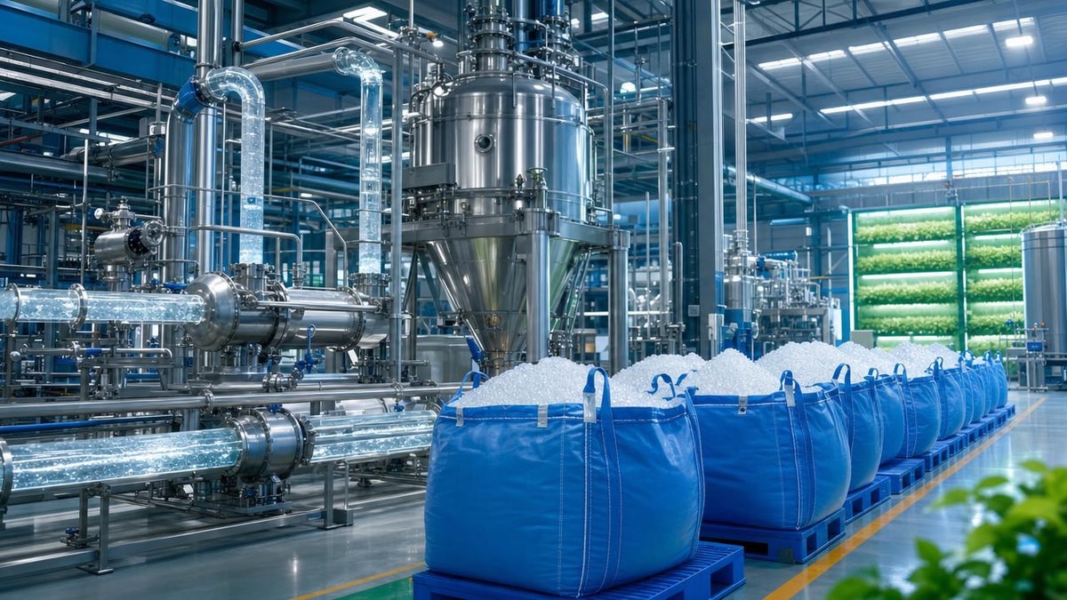 World’s First Eco-Polymers PETG Closed-Loop Line Starts Production