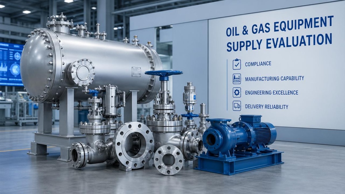 Oil and Gas Equipment Suppliers: What Separates Reliable Bids