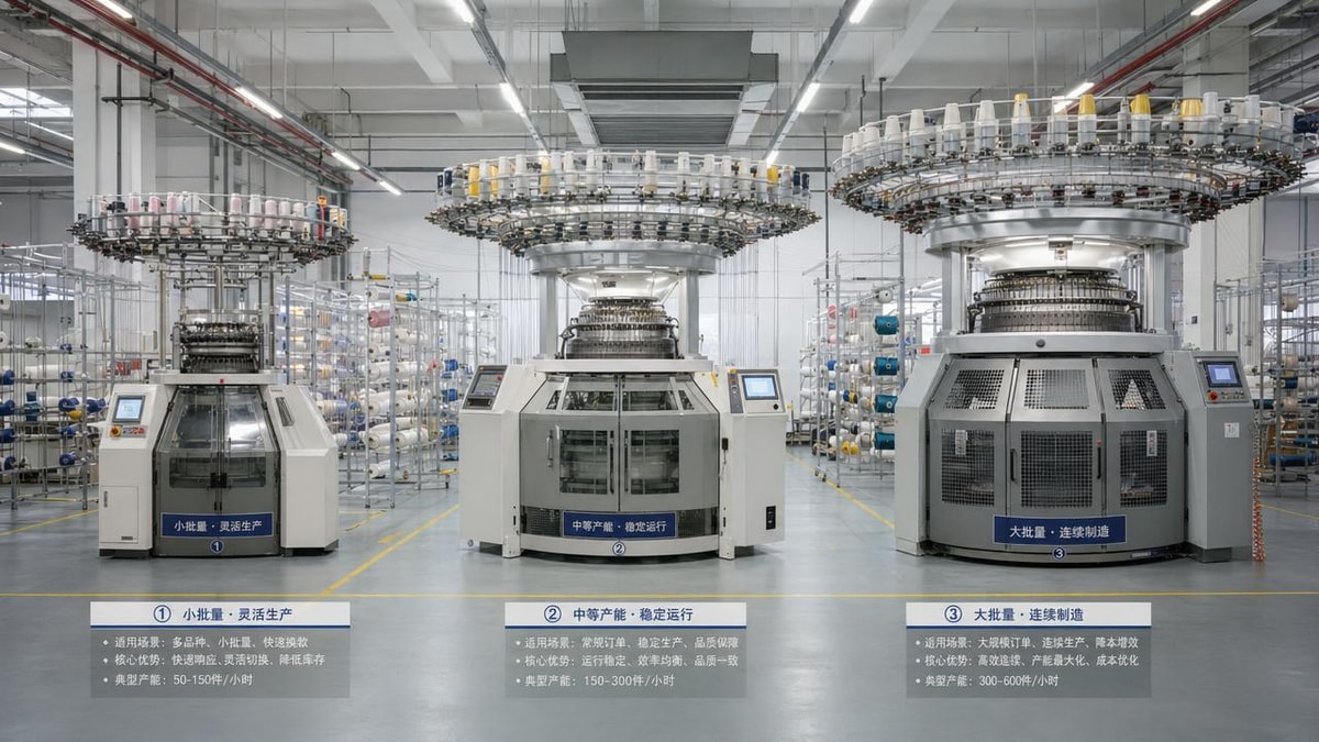 How to Compare Industrial Knitting Machines for Different Production Volumes