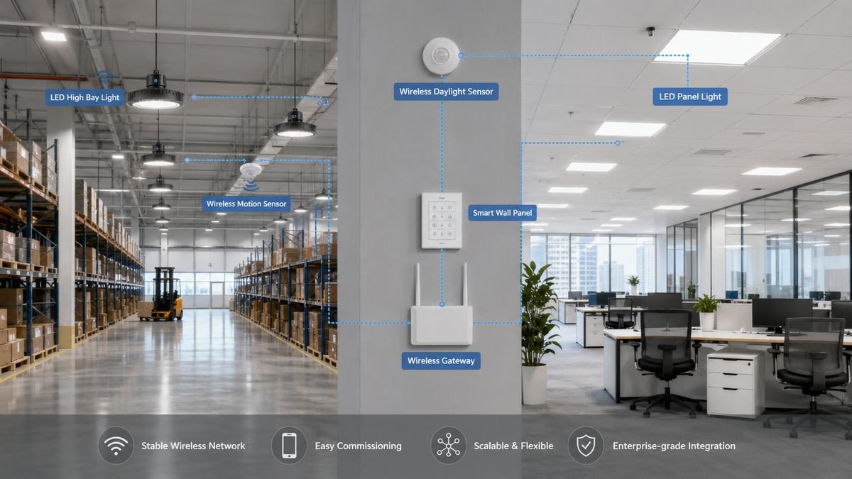 Smart Lighting Wireless Systems: What Matters Most in Real Installations