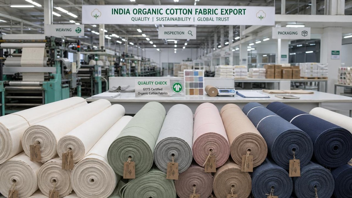 How to Assess an Organic Cotton Fabrics Manufacturer in India for Export Orders