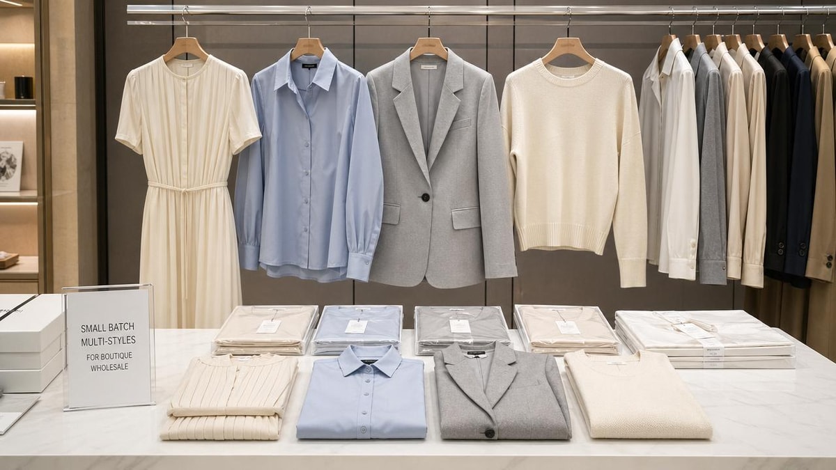 Wholesale Garments for Boutique Stores: Small MOQ Options That Still Look Premium