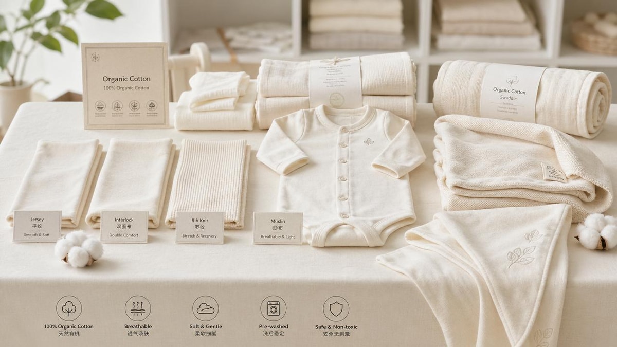 Organic Cotton Fabrics for Baby Clothing: Softness, Safety, and Shrinkage to Compare
