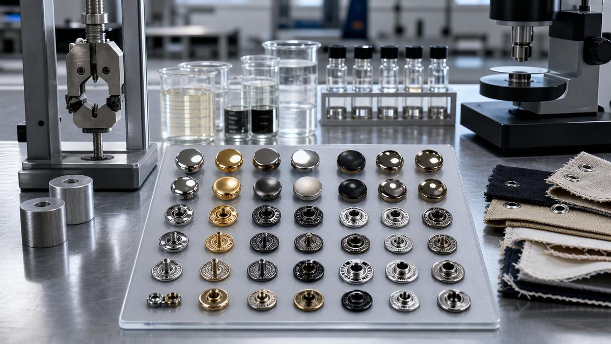 Metal Snap Buttons: How to Compare Finish, Strength, and Failure Risk