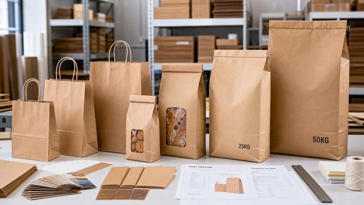 Wholesale Kraft Paper Bags: How to Balance Cost, Size, and Load Capacity