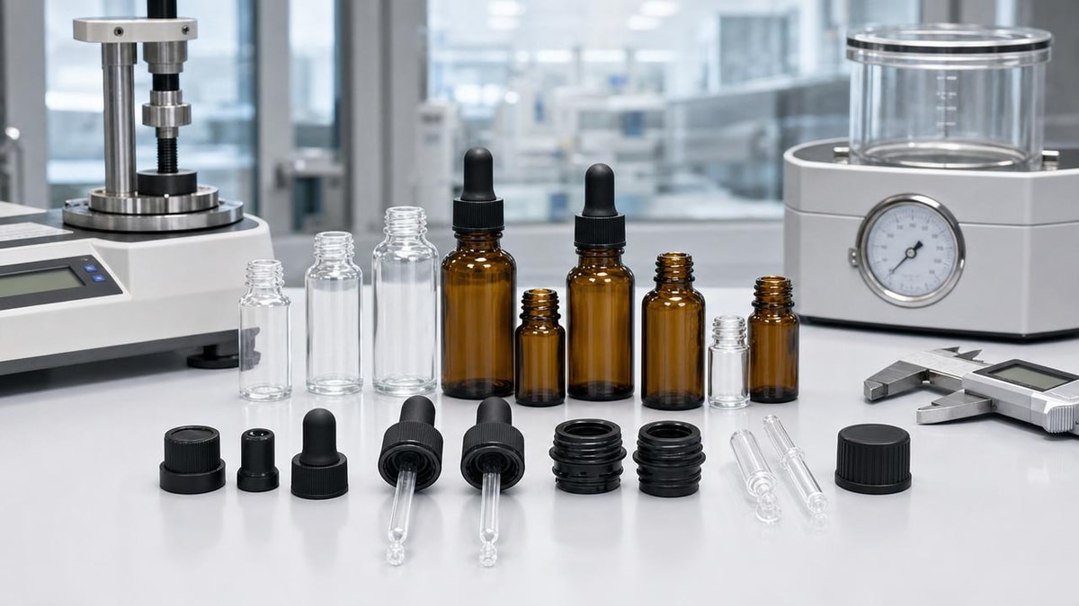 Wholesale Glass Dropper Bottles: Common Leakage Risks and How to Screen Them