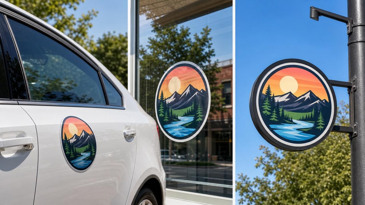 Custom Vinyl Decals: What Makes Them Last Longer Outdoors