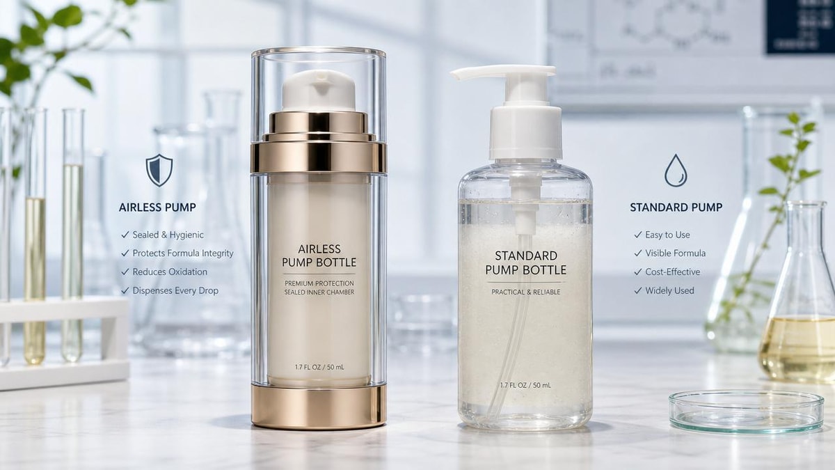 Airless Pump Bottles vs Standard Pumps: Which Better Protects Formulas