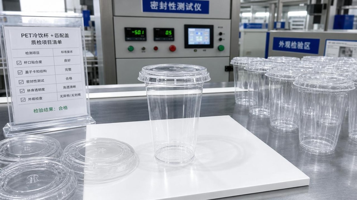Pet Plastic Cold Cups: Lid Fit and Clarity Issues to Test Early