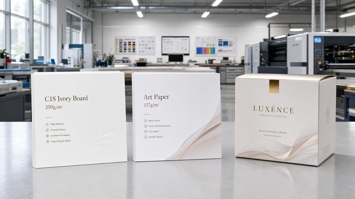 C1S Ivory Board or Art Paper for Premium Folding Cartons?