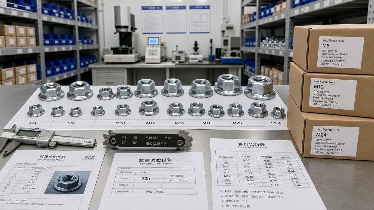 Flange Nuts Wholesale: A Practical Way to Compare Supplier Quotes
