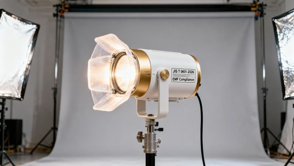 JIS T 0601-2026 Update: Portable LED Fill Lights for Wedding Photography Require Medical-Grade EMC Labeling in Japan