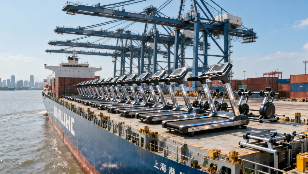 THE Alliance Cuts Shanghai–LA Capacity Again: Fitness Equipment Shipment Delays to 8–10 Weeks