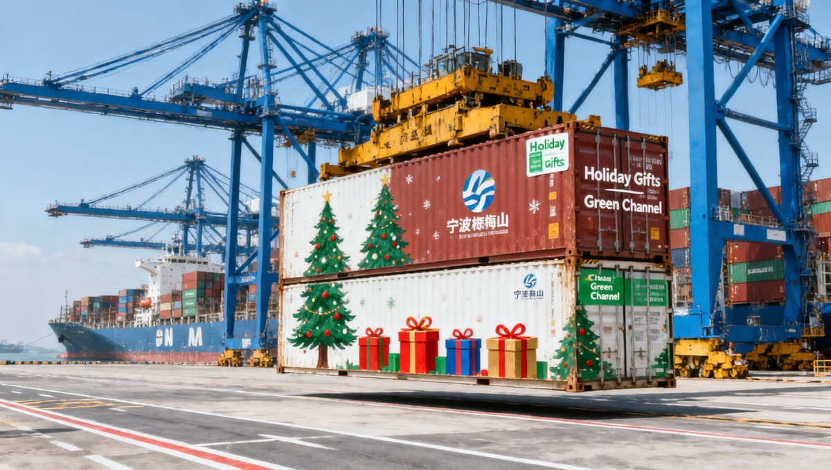 Ningbo Port Launches Holiday Gifts Green Channel